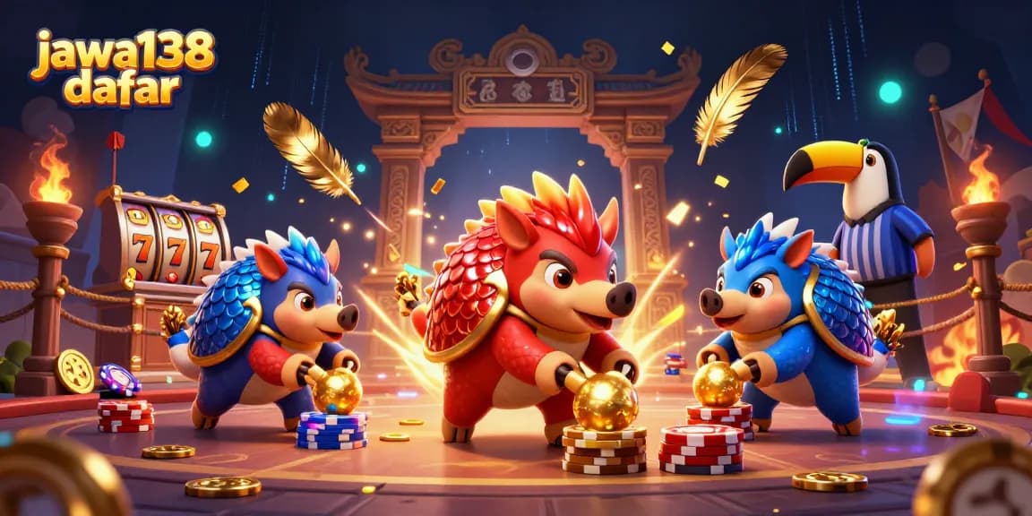 Menangkan jackpot bermain di jawa138 daftar dengan pangolin bertanding di arena kasino yang penuh keseruan.
