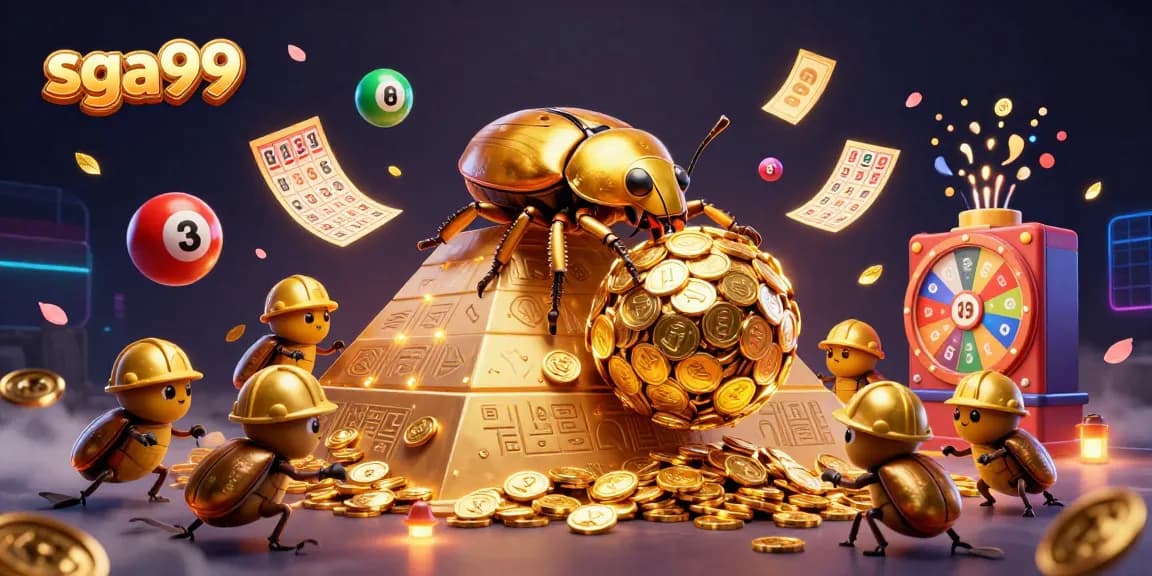 Engage with the vibrant gaming experience at sga99 while winning gold in a virtual casino scene.