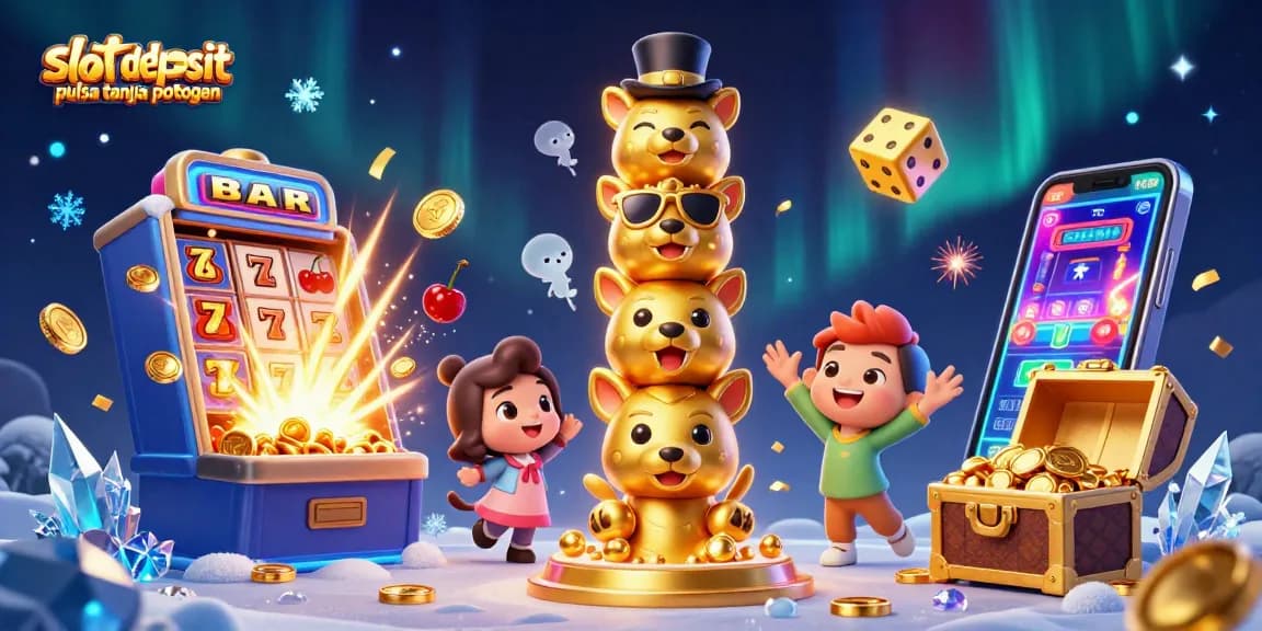 Menangkan jackpot luar biasa dengan slot deposit pulsa tanpa potongan di kasino virtual kami.
