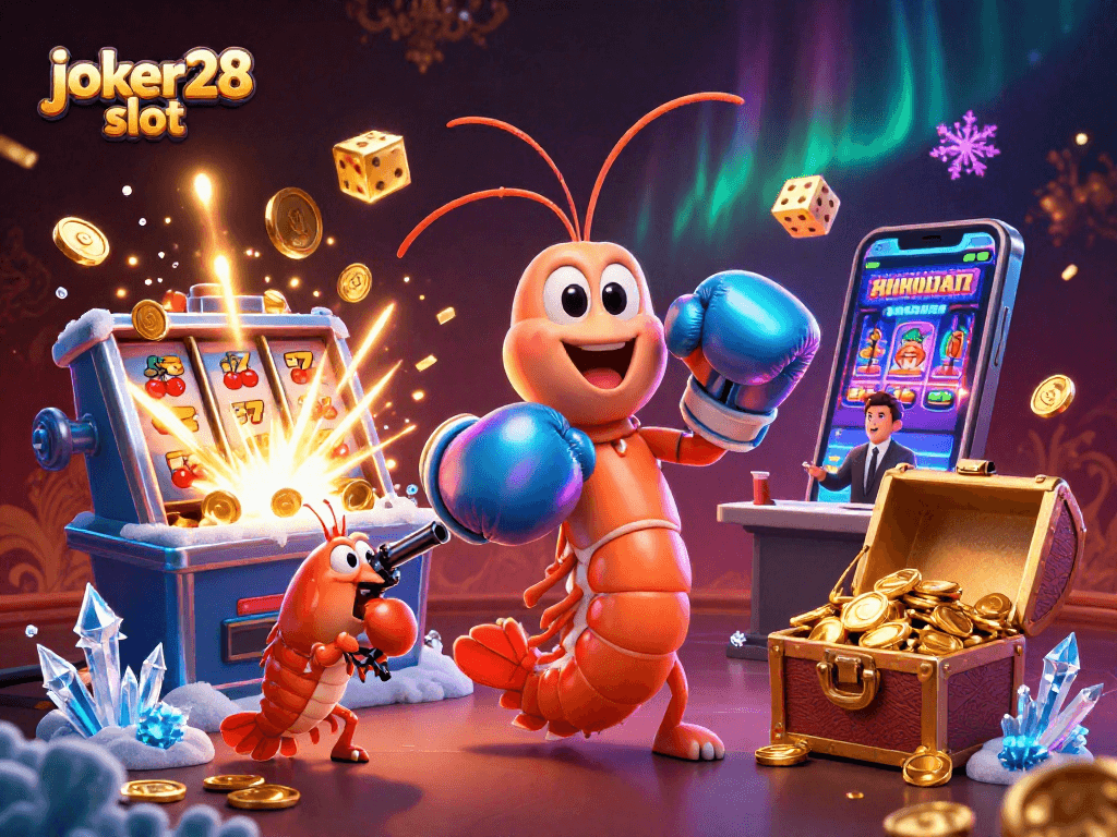 Mendapatkan jackpot di joker28 slot dengan grafis menarik dan simbol keberuntungan terlihat jelas.