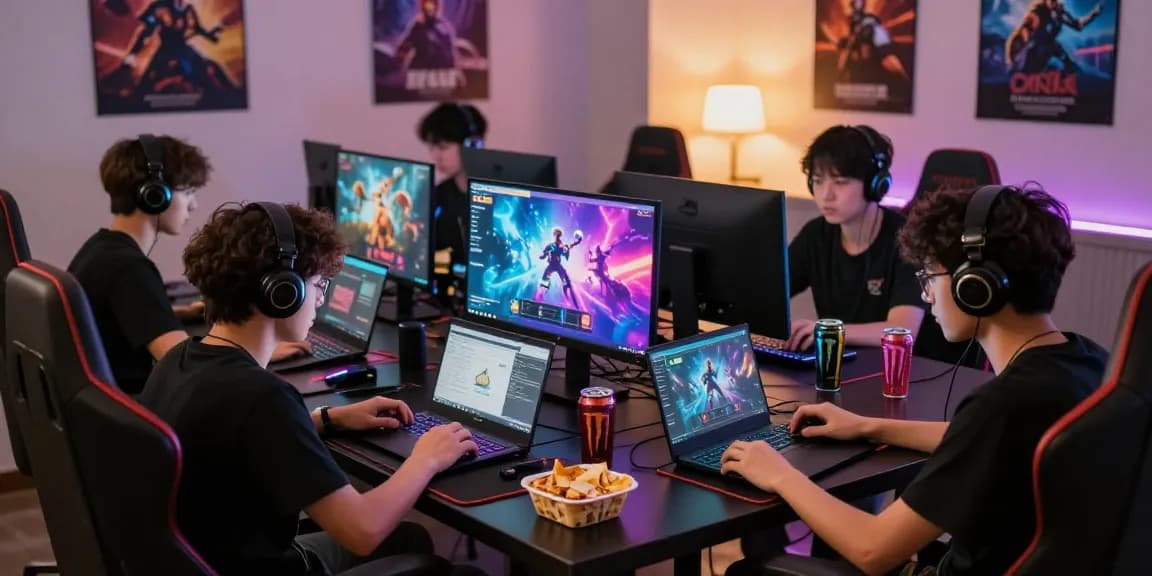 Players engaged in CIKA4D online gaming experience, showcasing excitement and camaraderie.