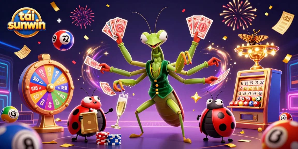 Engage with tải sunwin at this vibrant online casino scene brimming with colorful lottery elements and festive energy.