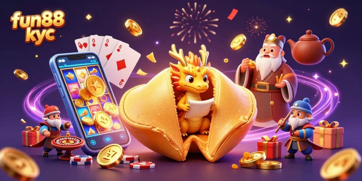 Khám phá cá cược tại fun88 kyc với hình ảnh nghệ thuật độc đáo của các biểu tượng may mắn và game hấp dẫn.