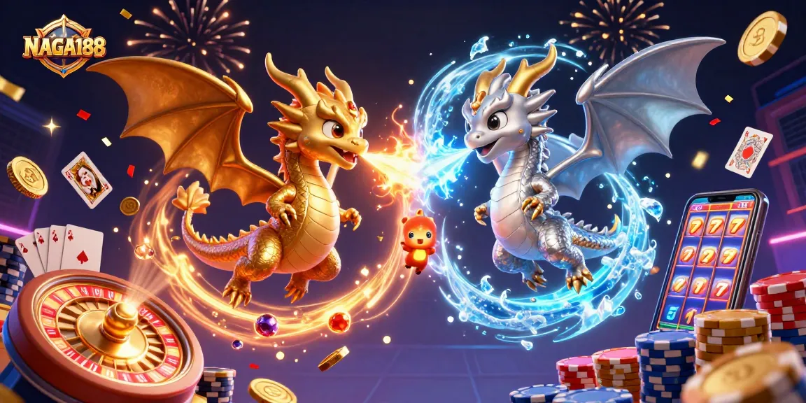 NAGA188 memberikan pengalaman bermain hebat dengan ilustrasi naga 3D yang animatif dan permainan kasino menarik.