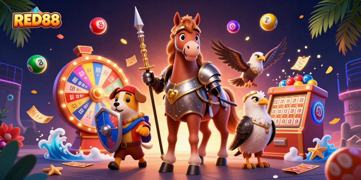 Engage with RED88's thrilling casino experience featuring vibrant gambling elements and rich visuals.