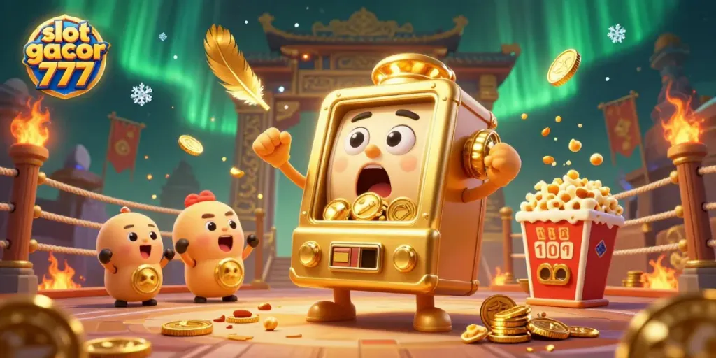 Menggandakan kesenangan dengan slot gacor 777 saat mesin slot emas menangkan jackpot dengan ledakan koin.
