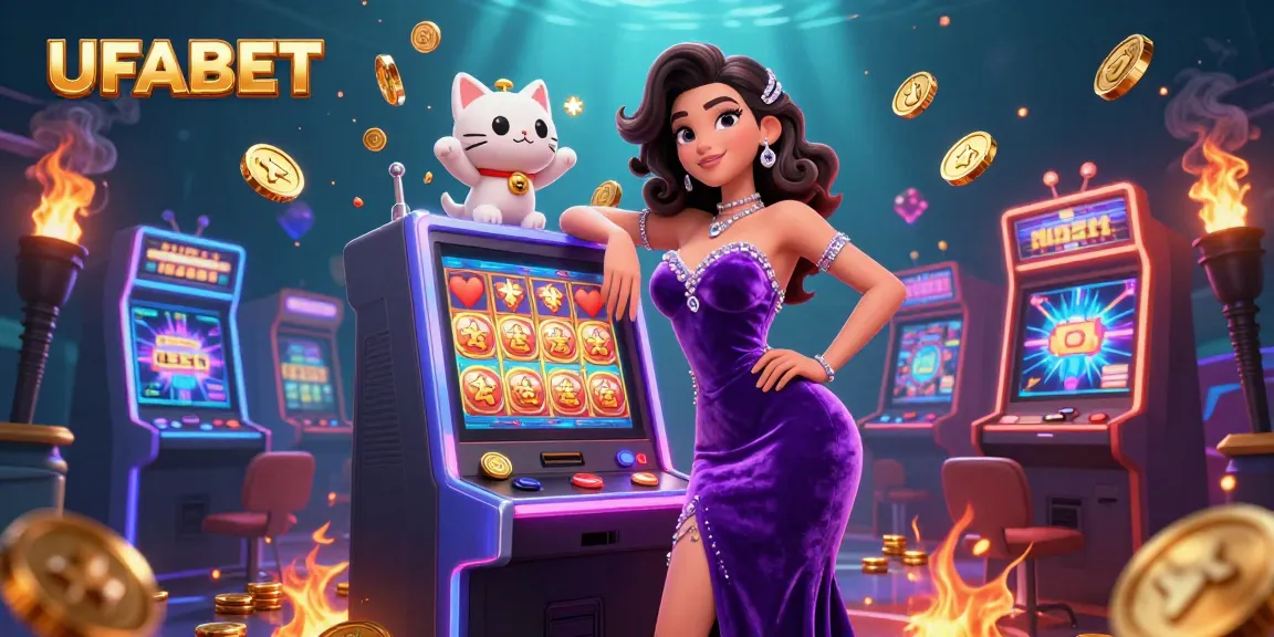 Play the exciting slot machines at UFABET with captivating visuals and lucky symbols!