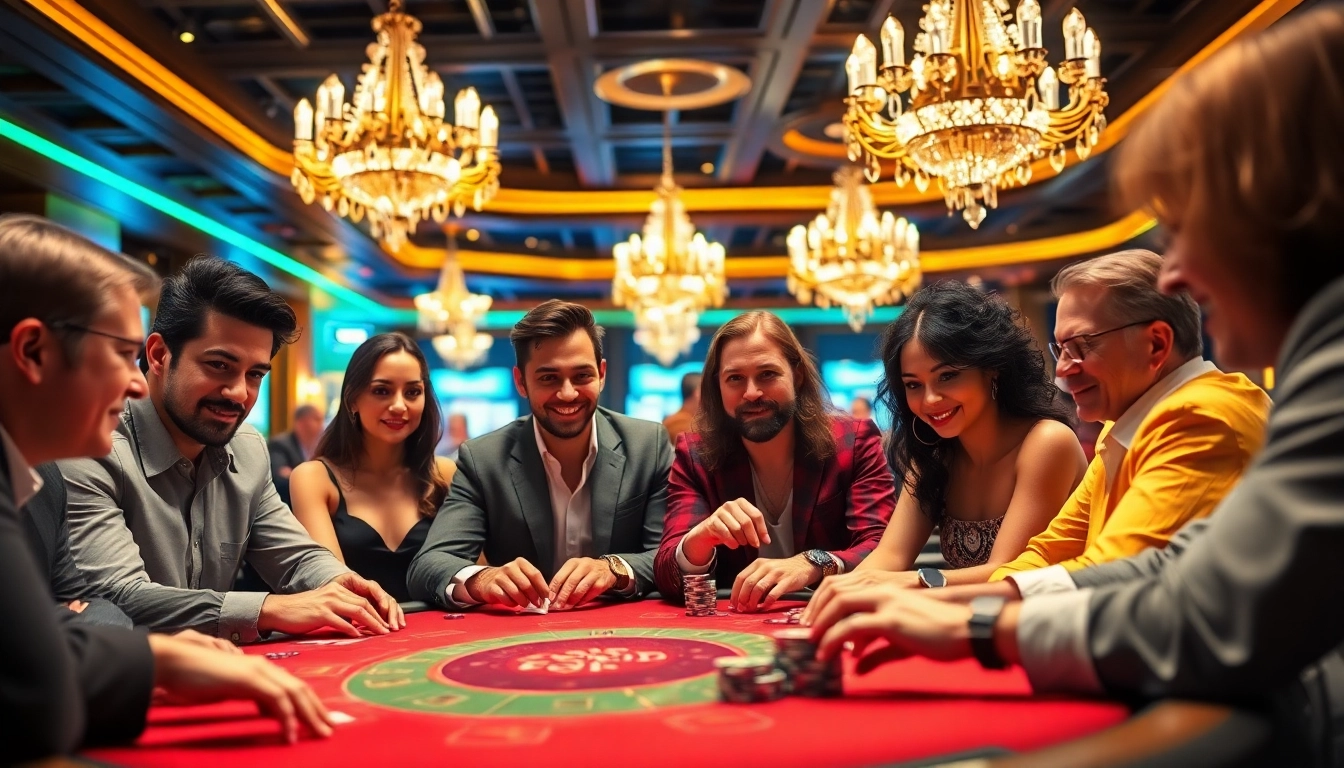 Kenangan4D bermain di meja poker yang ramai dengan pengalaman kasino yang menegangkan.
