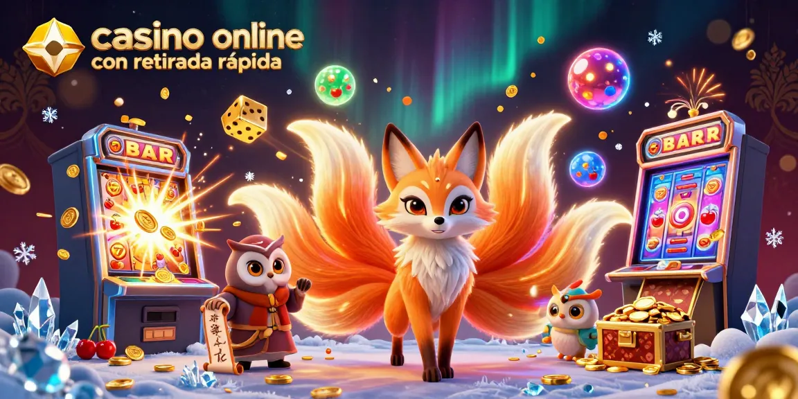 Experience thrilling gameplay at a casino online con retirada rápida featuring vibrant characters, colorful game elements, and instant payout excitement.