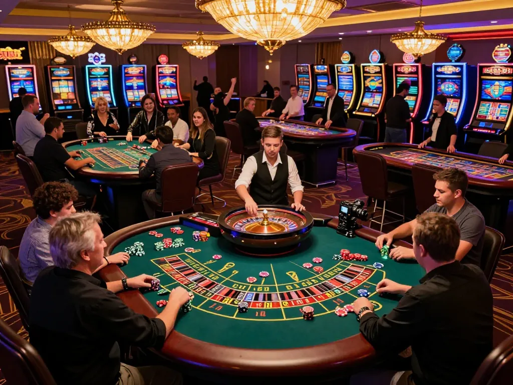 Experience the excitement of roulette gameplay with nano banana 3 in a lively casino scene.