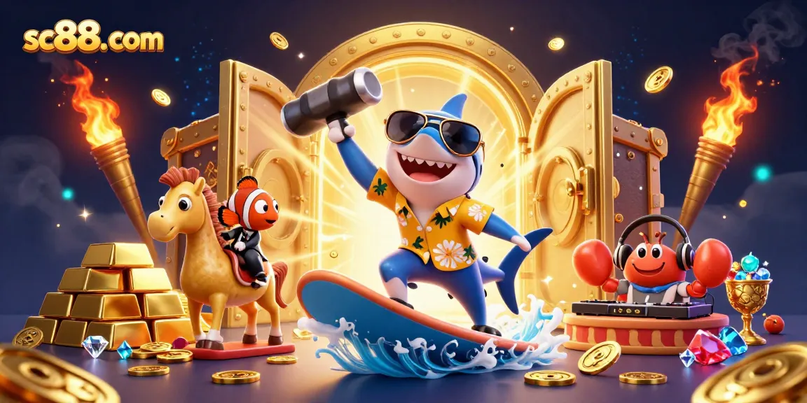 Engage with thrilling games at sc88. com featuring colorful characters and vibrant casino elements.