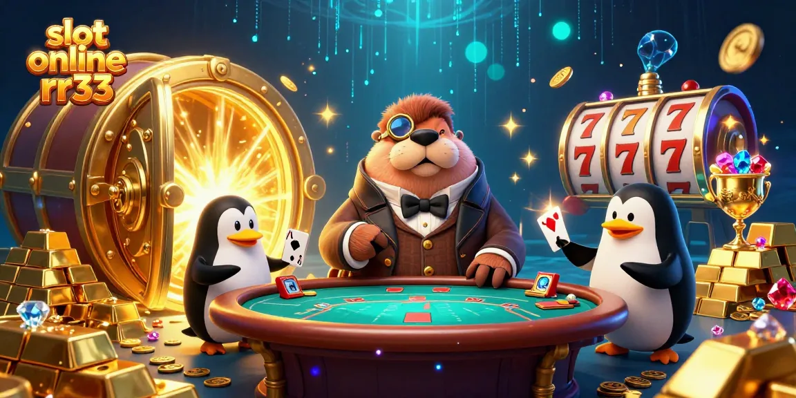 Spin to win at slot online rr33 with vibrant casino characters and treasures!