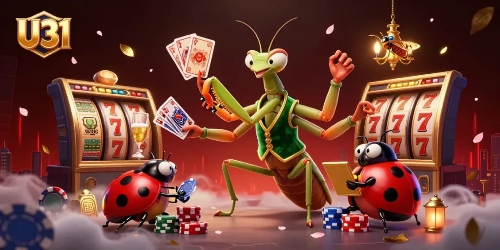 Engage with U31 by playing exciting slot games with unique visuals, vibrant colors, and dynamic features.