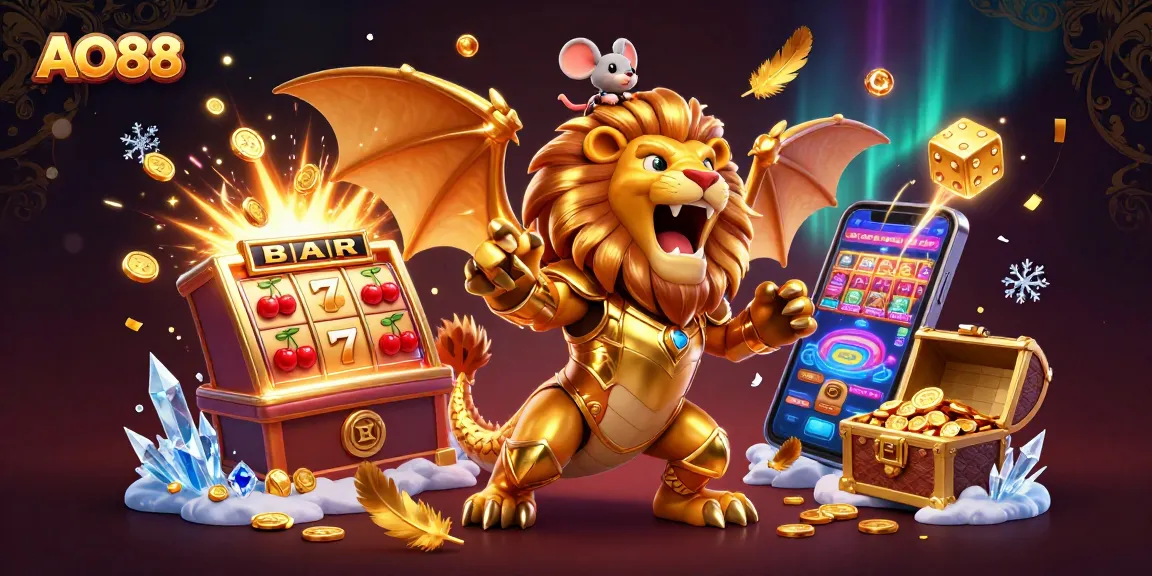 Play at AO88 and enjoy massive jackpots amidst vibrant 3D casino scenes filled with dynamic elements.