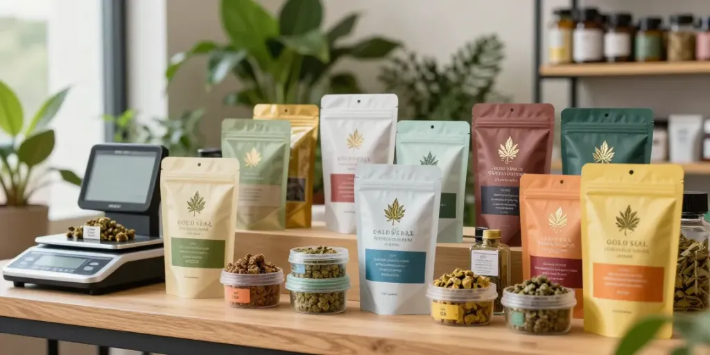 Discover diverse import hash flavors at Cheebas with vibrant packaging and natural lighting.