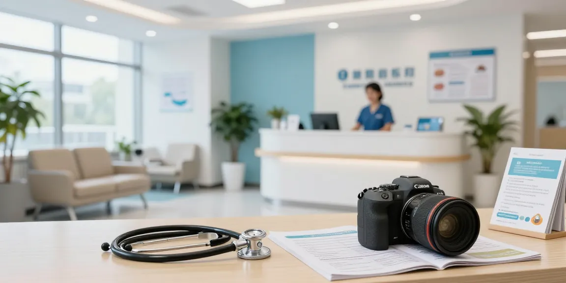 David Hoffmeister reviews in a modern healthcare facility emphasizing patient care and wellness.