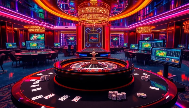 Experience the thrill of RR88 Auction with vibrant gaming tables and advanced betting technologies.