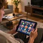Experience Sepuhplay link with engaging online slots in a cozy home gaming environment.
