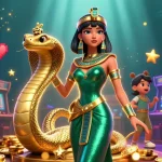 Experience thrill and adventure in the vibrant art scene showcasing withdraw slot with 3D characters and casino elements