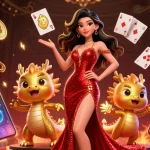 Engage with 7-hd's vibrant casino environment featuring a glamorous character, digital currencies, and dynamic gaming elements.