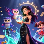 Togel online players enjoying colorful lottery excitement with vibrant balls and animated game elements.