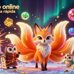 Experience thrilling gameplay at a casino online con retirada rápida featuring vibrant characters, colorful game elements, and instant payout excitement.