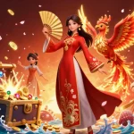 Experience winning chances with toto in a vibrant scene featuring captivating characters and dazzling game elements.