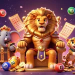 Engage in thrilling gameplay at go88 with colorful lottery balls and exciting casino elements.