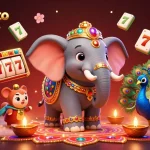 Play thrilling games at Unsurtoto with vibrant slot reels and jackpots in a festive atmosphere.