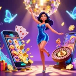 Experience Fairplay's thrilling casino atmosphere with vibrant characters and dynamic gaming elements.