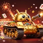 Spin the reels at daftar popotogel with this vibrant casino scene, showcasing energetic gameplay and dynamic symbols.