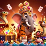 Engage with 86Bet's thrilling casino vibe, featuring vibrant 3D characters and dynamic gambling elements.