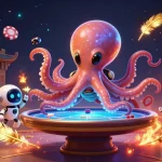 GERHANATOTO memimpin permainan poker dengan alien dan robot di kasino fantastis.