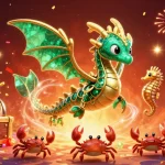 Experience the thrill of winning with slot bonus 100, showcasing vibrant 3D illustrations from an exciting casino environment.