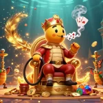 Experience the excitement of the best australian online casinos with vibrant elements and characters in a 3D illustration.