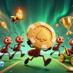 Experience Go8 with fun and excitement, portrayed through a cartoon heist scene full of casino elements.
